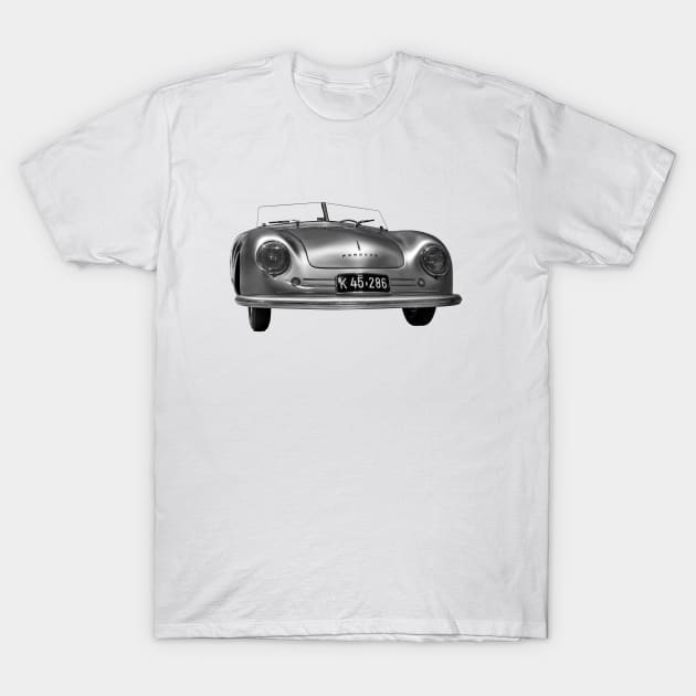 1948 Porsche 356 Nr. 1 Roadster - Porsche Museum T-Shirt by holgermader